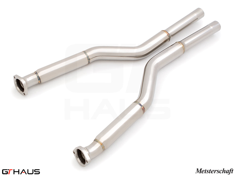 BMW E60 M5 Sedan 2006-2010 Section 1 (replace second cats w/ straight Pipes)