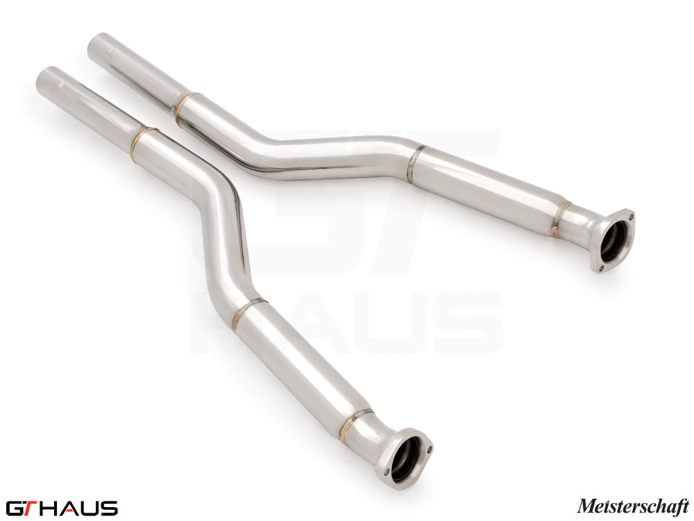 BMW E60 M5 Sedan 2006-2010 Section 1 (replace second cats w/ straight Pipes)