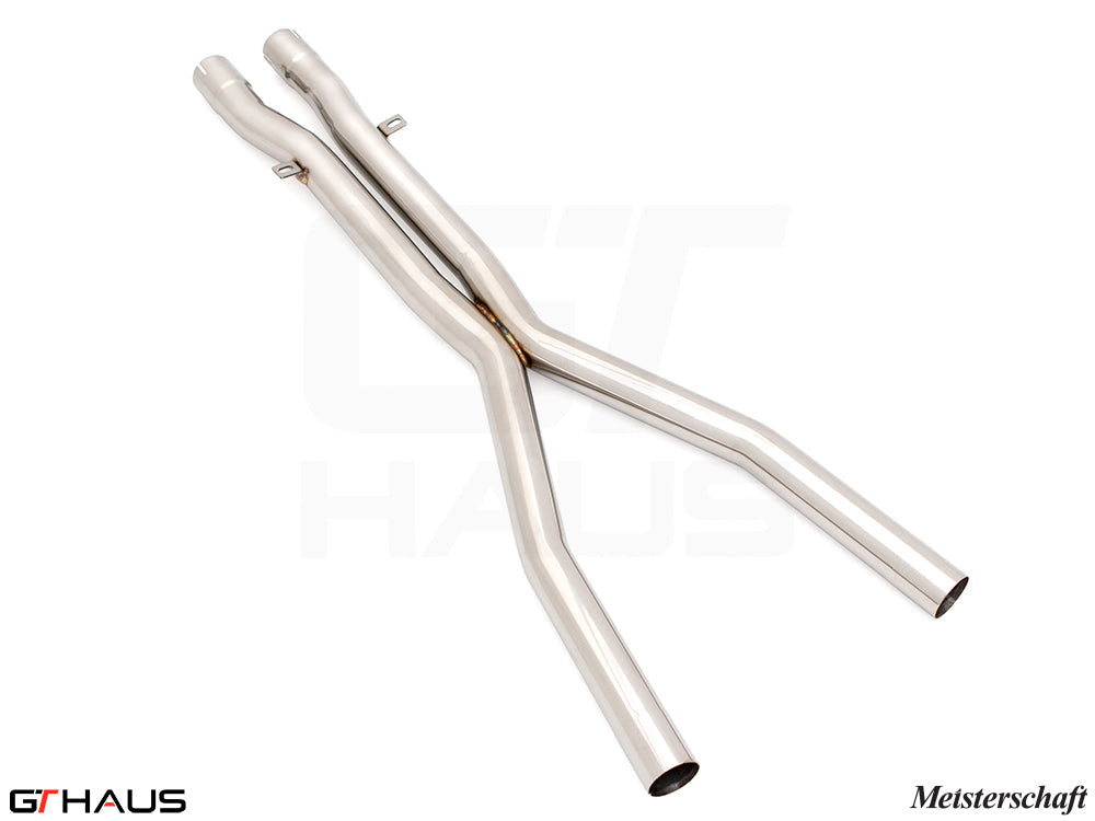 BMW E60 M5 Sedan 2006-2010 Section 2 (replace resonator w/ X-Pipes)