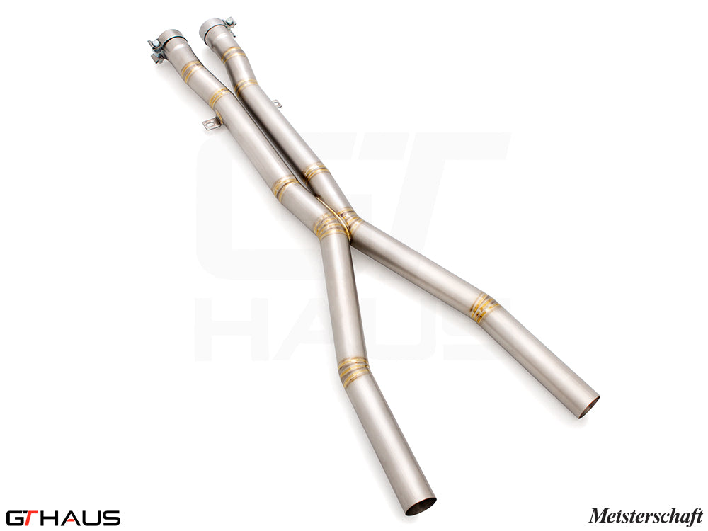 BMW E60 M5 Sedan 2006-2010 Section 2 (replace resonator w/ X-Pipes)