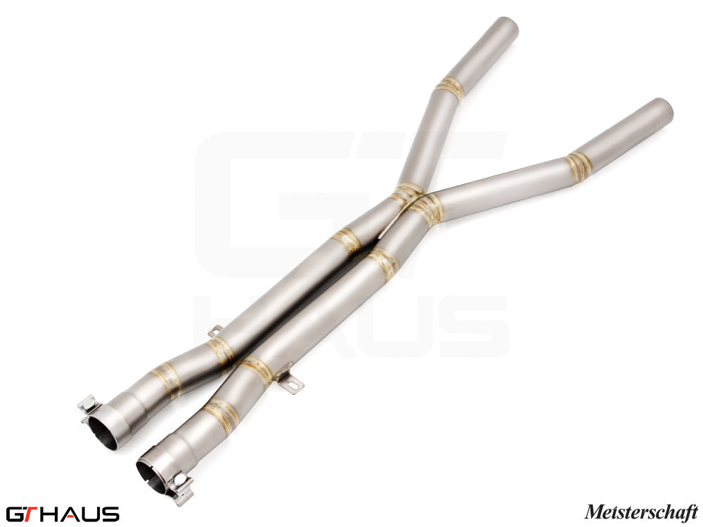 BMW E60 M5 Sedan 2006-2010 Section 2 (replace resonator w/ X-Pipes)