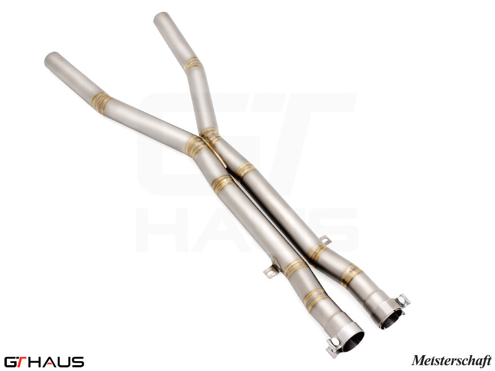BMW E60 M5 Sedan 2006-2010 Section 2 (replace resonator w/ X-Pipes)