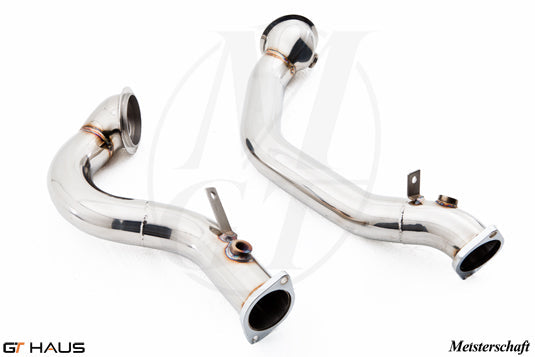 BMW E90/91/92/93 3 Series [Inline 6 Turbo Models] 2006-2012 Down Pipes OBD2 - 400 CEL Sport Cats (N54-335i)