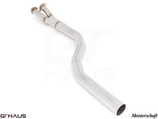 BMW F10 5 Series 2011-2016 Full Cat-Back (Resonator Delete) Bolt-On Pipe (LXR) 4Tip application (required)
