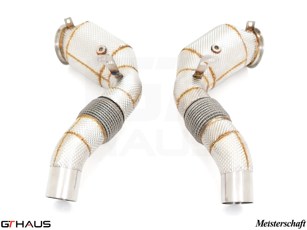 BMW F06 M6 Gran Coupe 2014-2019 Down Pipes OBD2 - 400 CEL Sport Cats (90mm piping)