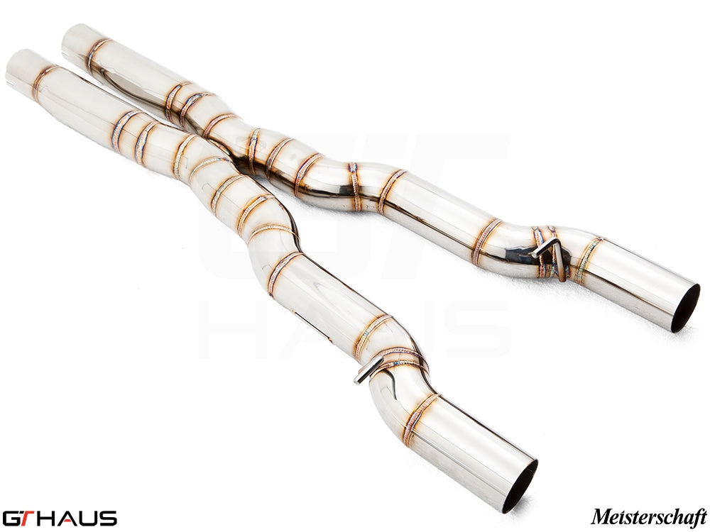 BMW F12/F13 6 Series 2012-2018 Cat-Back Mid Resonator Delete X Pipe (650i model only)
