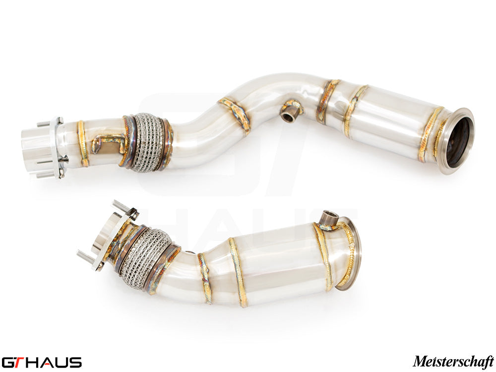 BMW F80/82/83 (M3/M4) 2014-2020 Down Pipes OBD2 - 400 CEL Sport Cats (90mm piping)