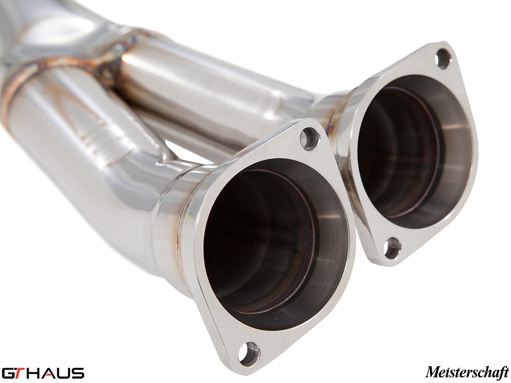 BMW F80/82/83 (M3/M4) 2014-2020 Optional Single LX pipe (with Velocity box) Full Cat-back LX pipes (Single 90mm piping)