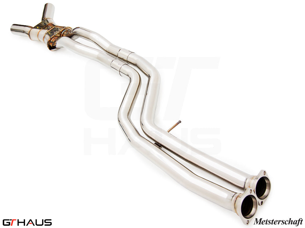 BMW F80/82/83 (M3/M4) 2014-2020 Optional dual LX pipes (with Velocity box) Full Cat-back LX pipes (Dual 65mm piping)