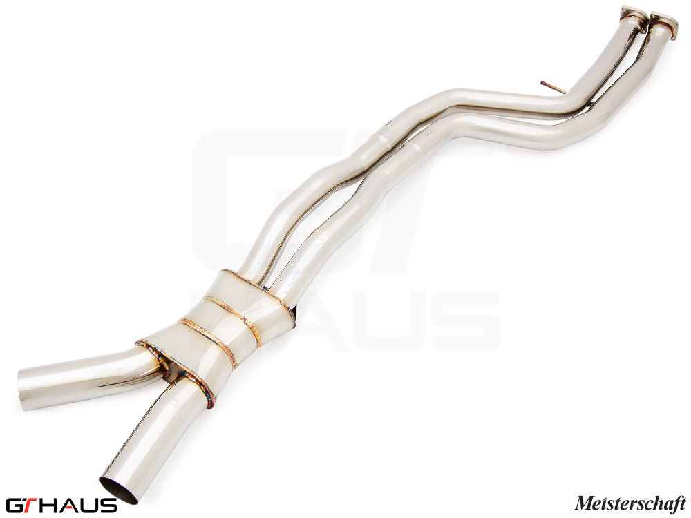 BMW F80/82/83 (M3/M4) 2014-2020 Optional dual LX pipes (with Velocity box) Full Cat-back LX pipes (Dual 65mm piping)
