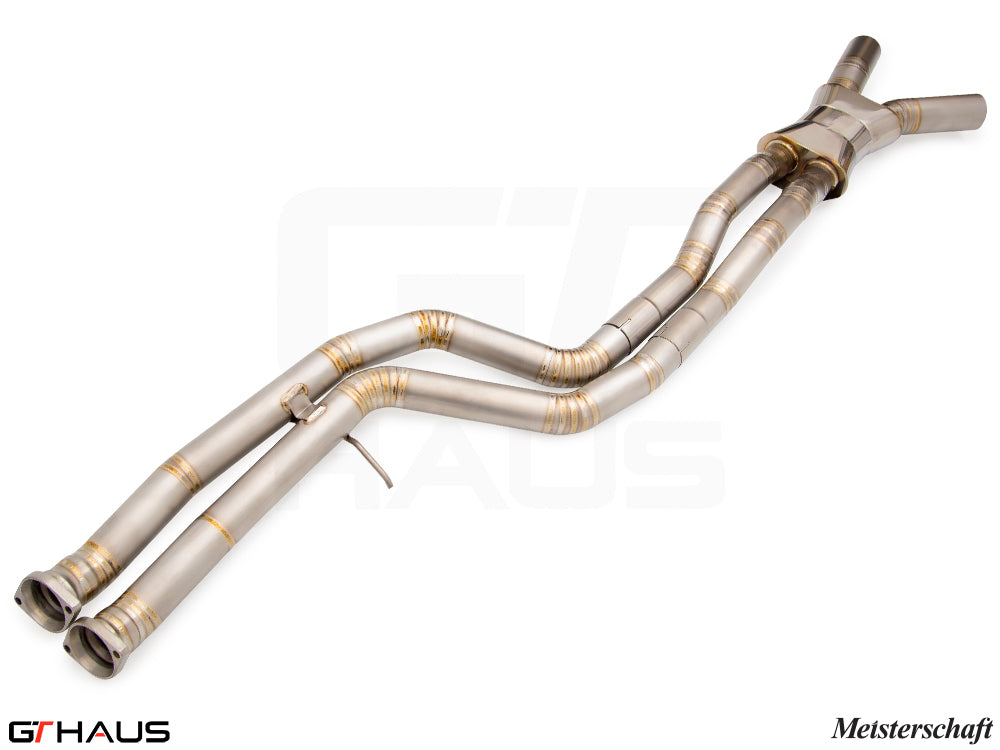 BMW F80/82/83 (M3/M4) 2014-2020 Optional dual LX pipes (with Velocity box) Full Cat-back LX pipes (Dual 65mm piping)