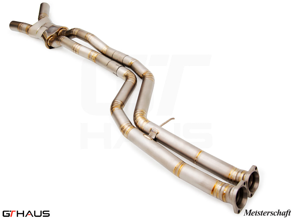 BMW F80/82/83 (M3/M4) 2014-2020 Optional dual LX pipes (with Velocity box) Full Cat-back LX pipes (Dual 65mm piping)