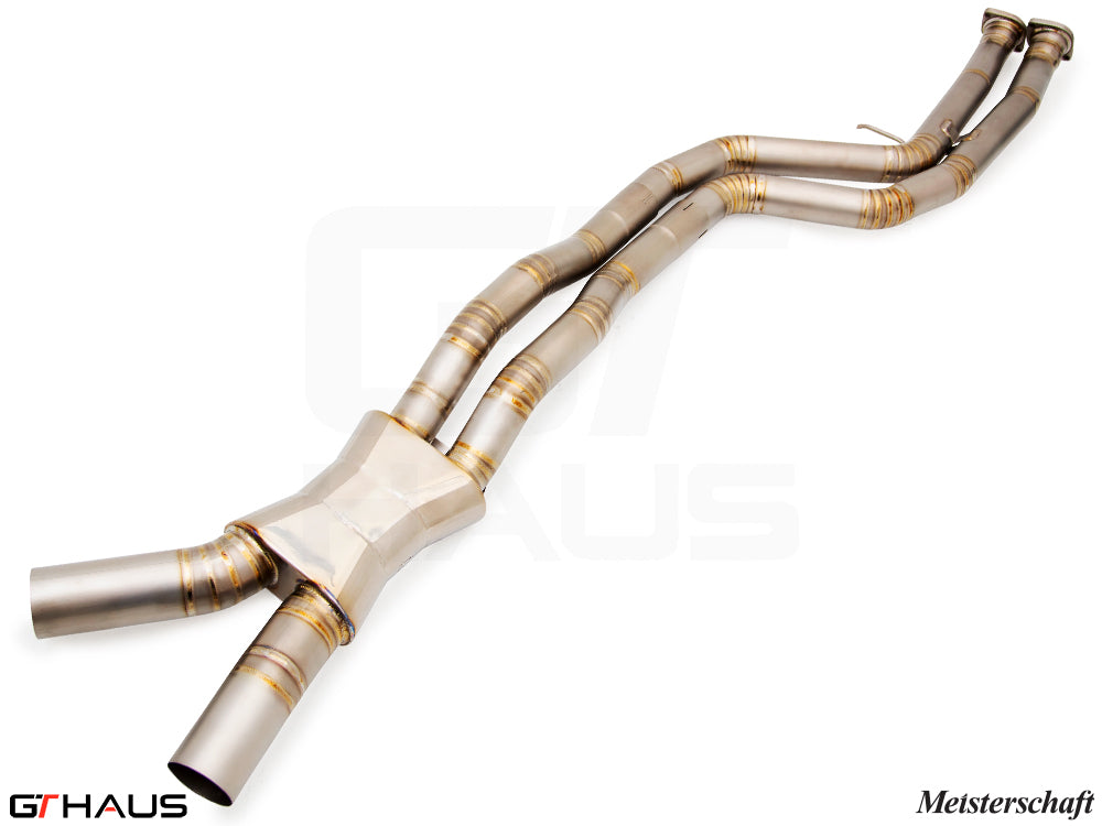 BMW F80/82/83 (M3/M4) 2014-2020 Optional dual LX pipes (with Velocity box) Full Cat-back LX pipes (Dual 65mm piping)