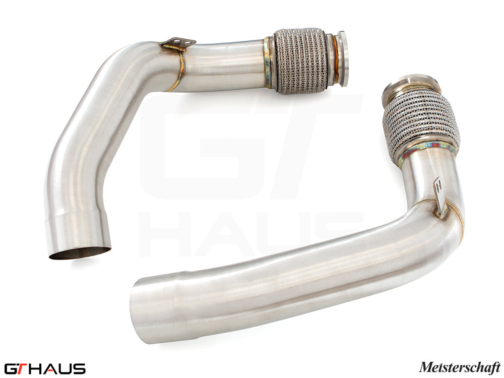 BMW F93 M8 / M8 Competition 2020+ Down Pipe - Secondary Cat-Delete