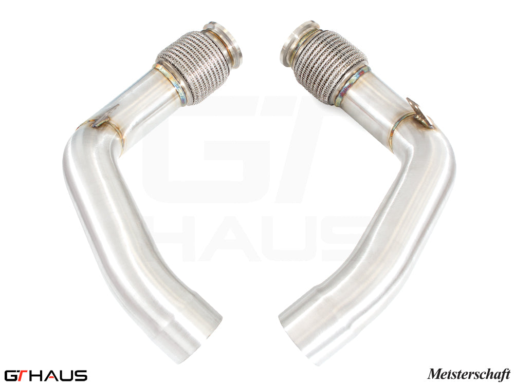 BMW F93 M8 / M8 Competition 2020+ Down Pipe - Secondary Cat-Delete