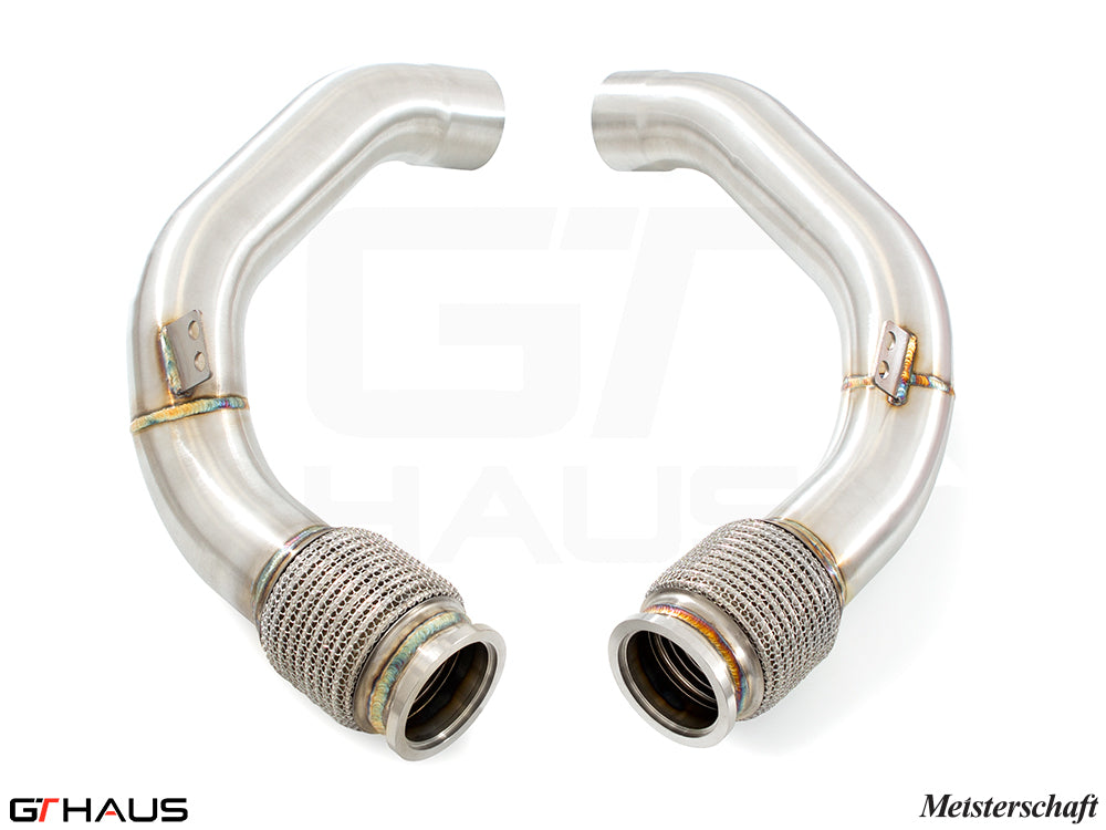 BMW F95 X5M SAV 2020+ Down Pipe - Secondary Cat-Delete