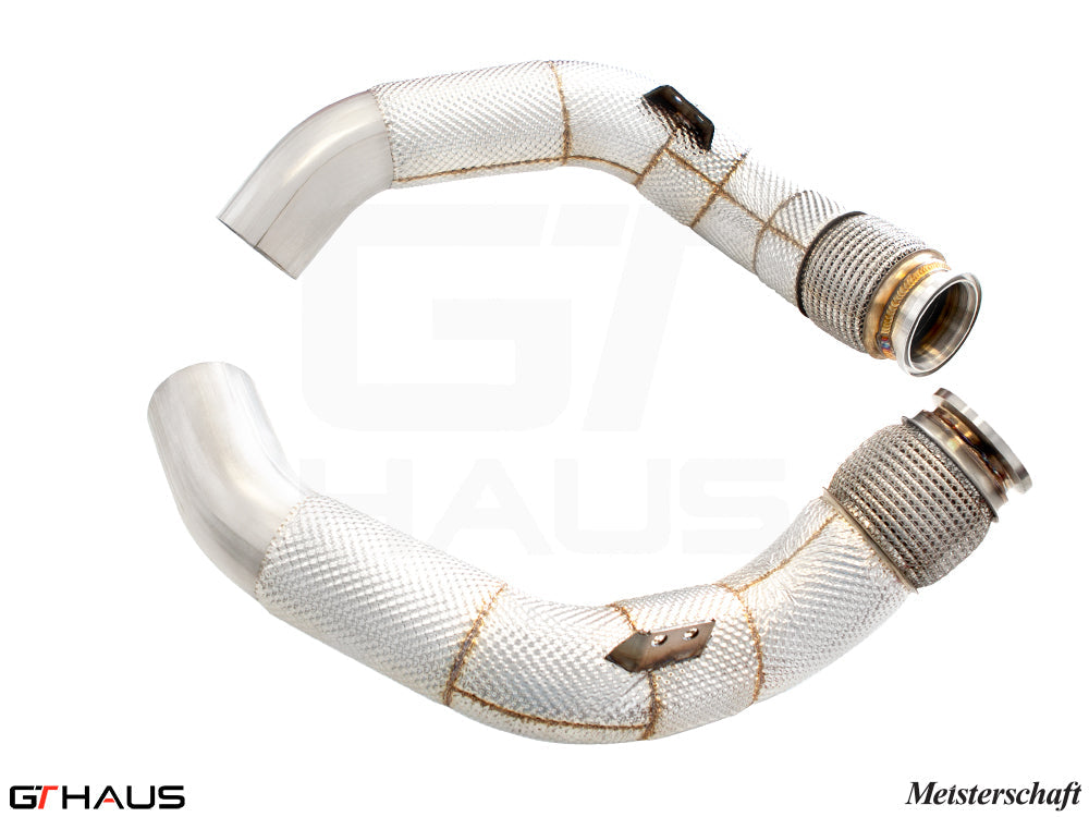 BMW F95 X5M LCI SAV 2024+ Down Pipe - Secondary Cat-Delete