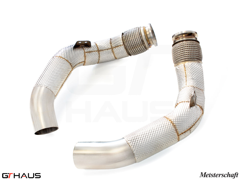 BMW F95 X5M SAV 2020+ Down Pipe - Secondary Cat-Delete