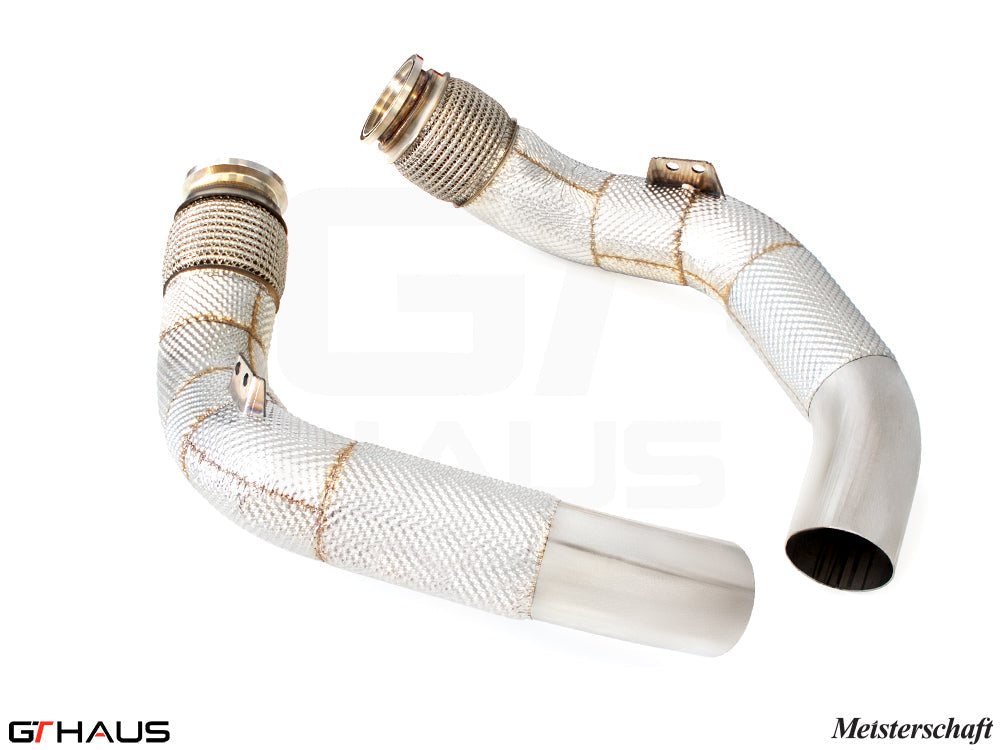 BMW F95 X5M LCI SAV 2024+ Down Pipe - Secondary Cat-Delete
