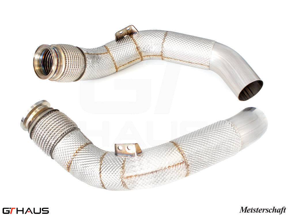 BMW F96 X6M LCI SAV 2024+ Down Pipe - Secondary Cat-Delete