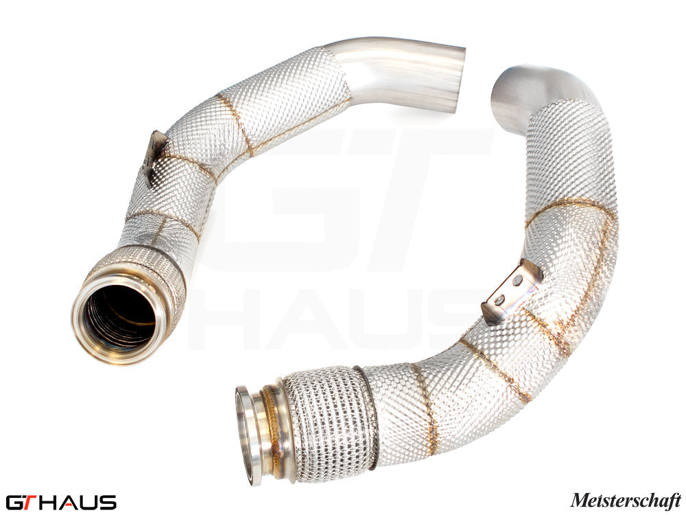 BMW F95 X5M LCI SAV 2024+ Down Pipe - Secondary Cat-Delete