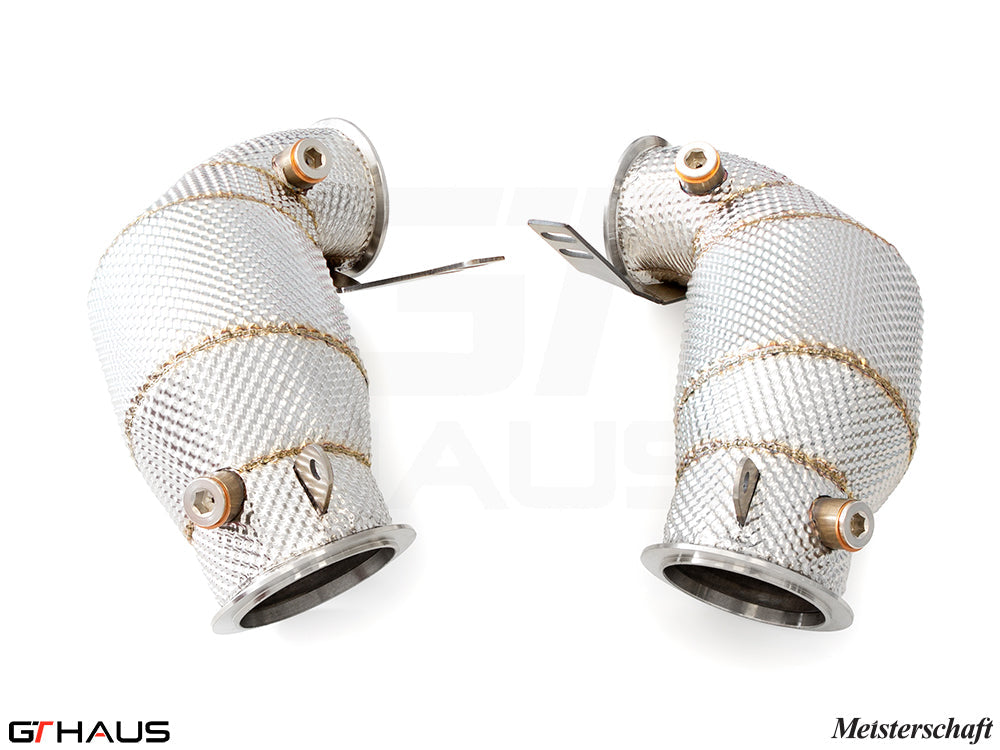 BMW F95 X5M SAV 2020+ Down Pipes OBD2 - 400 CEL Sport Cats (90mm piping)