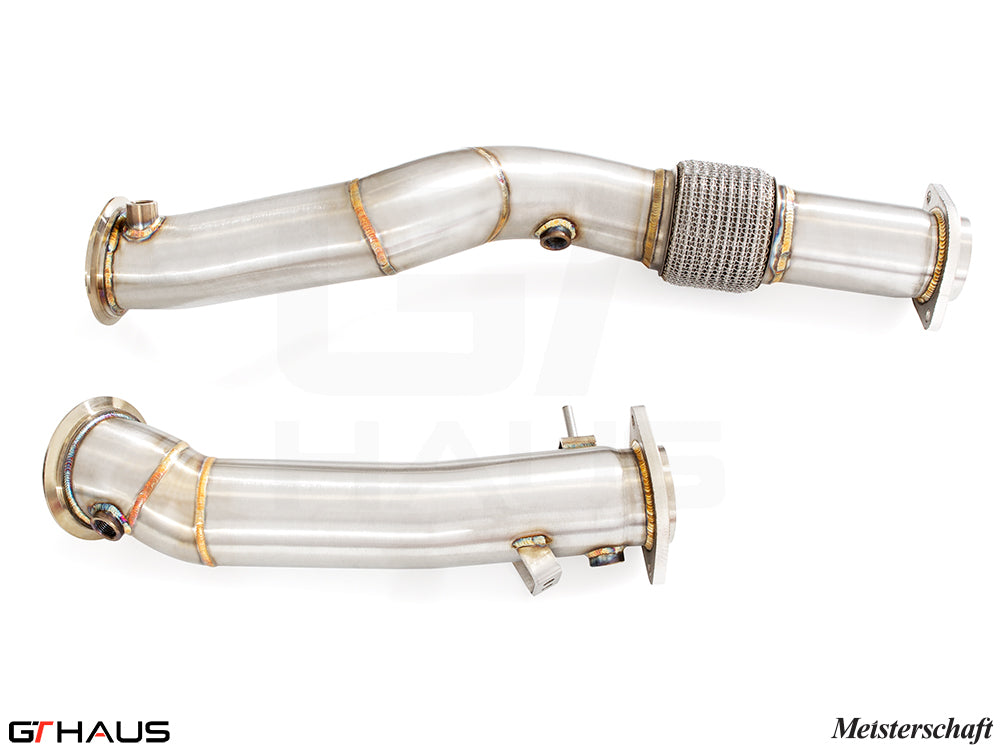 BMW F97 X3M SAV 2019-2021 Down Pipes OBD2 - 400 CEL Sport Cats (90mm piping)