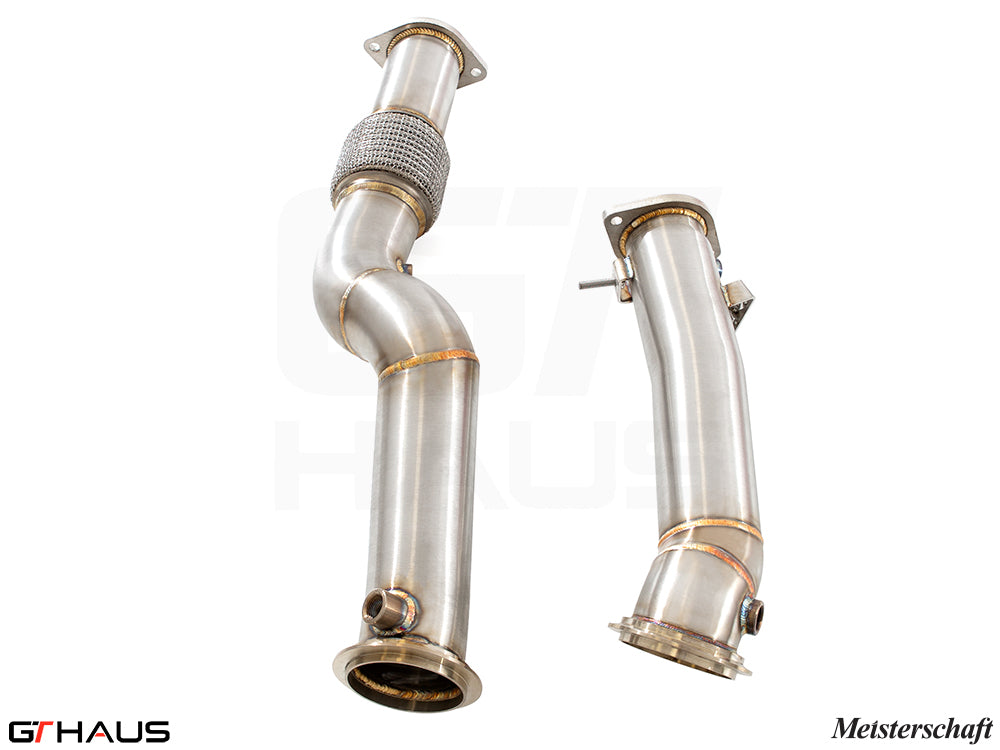 BMW F97 X3M SAV 2019-2021 Down Pipes OBD2 - 400 CEL Sport Cats (90mm piping)