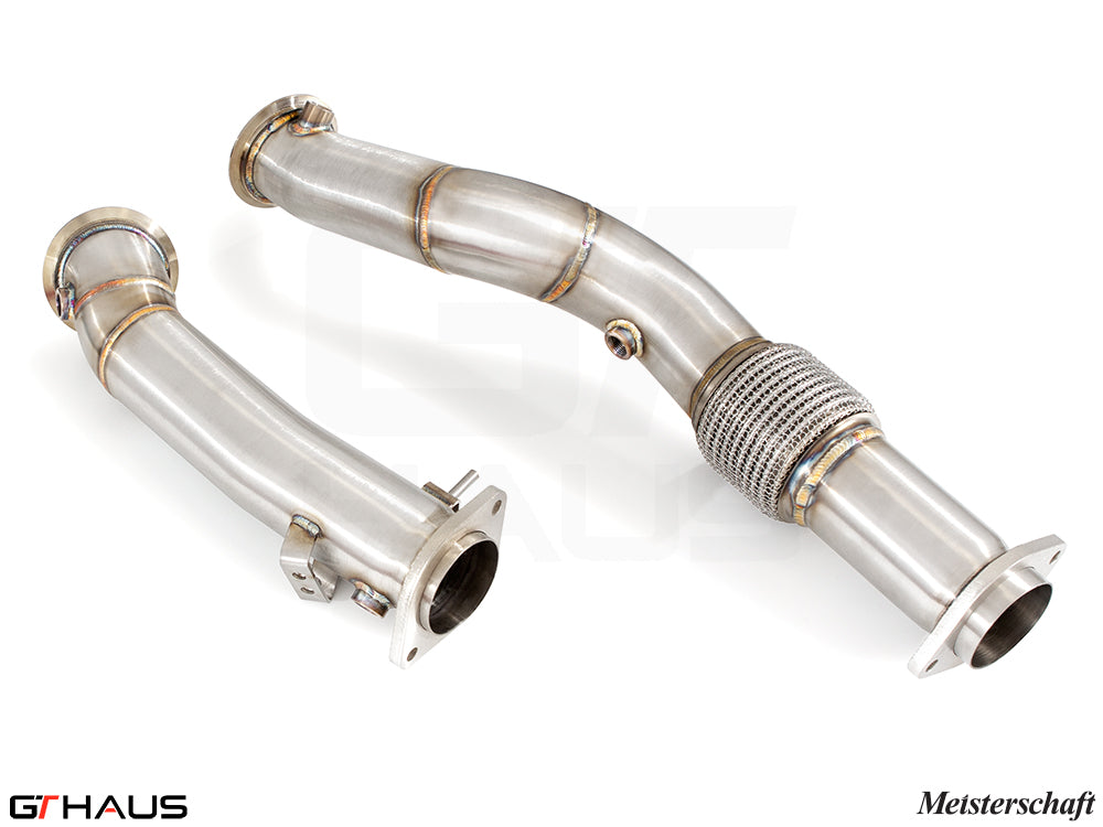 BMW F97 X3M SAV 2022+ Down Pipes OBD2 - 400 CEL Sport Cats (90mm piping)
