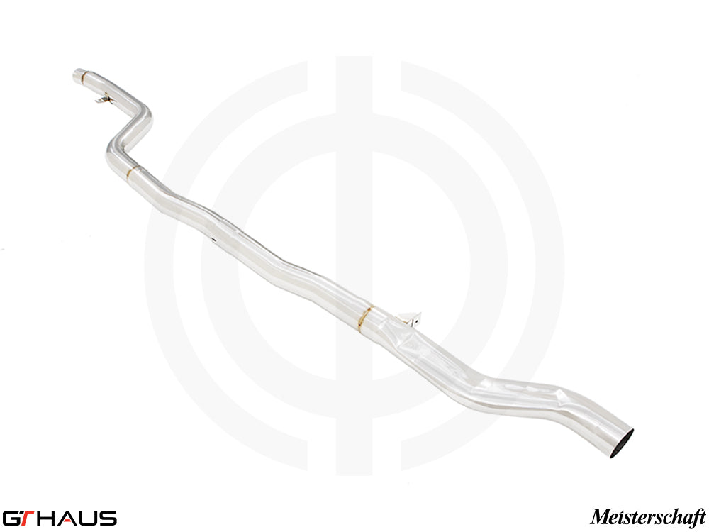 BMW G14/G15 8 Series Coupe / Convertible 2019+ Full Cat-Back LSR Mid Resonator Delete Pipes (840 model only)