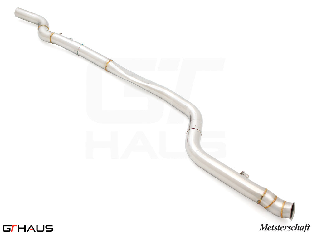 BMW G20 3 Series 320i/330i/xi I-4 (B48) 2019+ Full Cat-Back LSR Mid Resonator Delete Pipes (B48 model only)