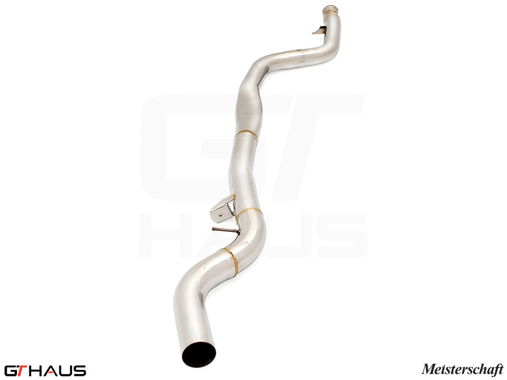 BMW G20 3 Series 320i/330i/xi I-4 (B48) 2019+ Full Cat-Back LSR Mid Resonator Delete Pipes (B48 model only)