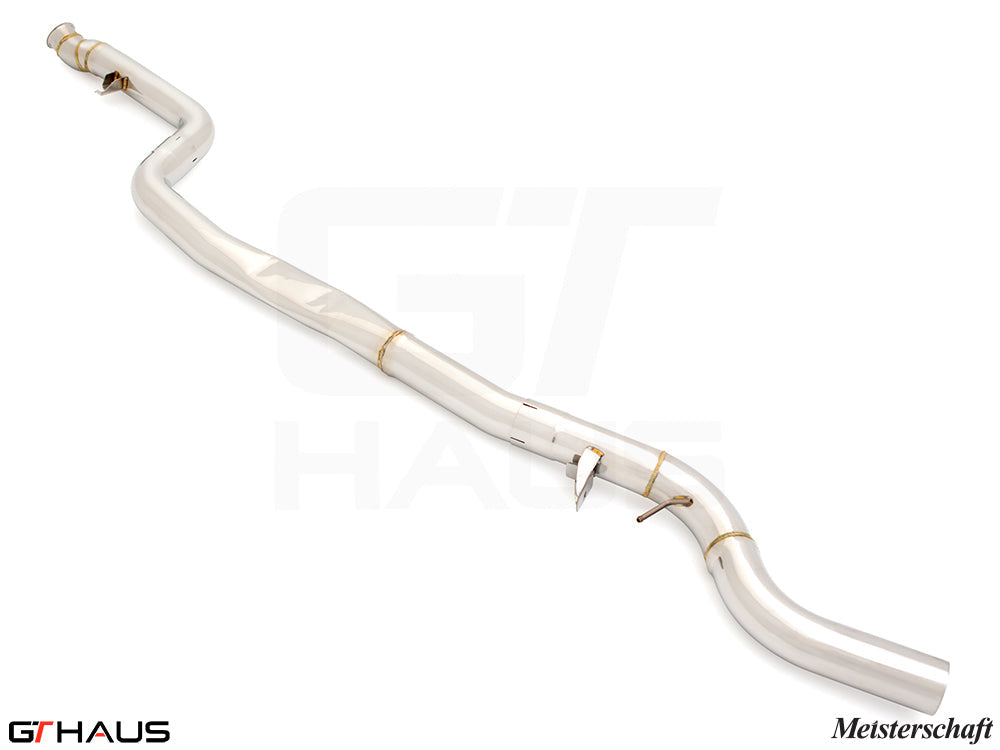 BMW G26 4 Series Gran Coupe 420i/430i/xi I-4 (B48) 2022+ Full Cat-Back LSR Mid Resonator Delete Pipes (B48 model only)