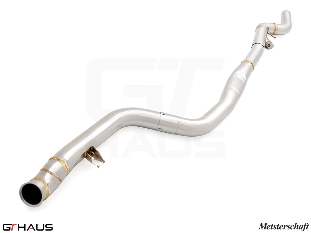 BMW G26 4 Series Gran Coupe 420i/430i/xi I-4 (B48) 2022+ Full Cat-Back LSR Mid Resonator Delete Pipes (B48 model only)