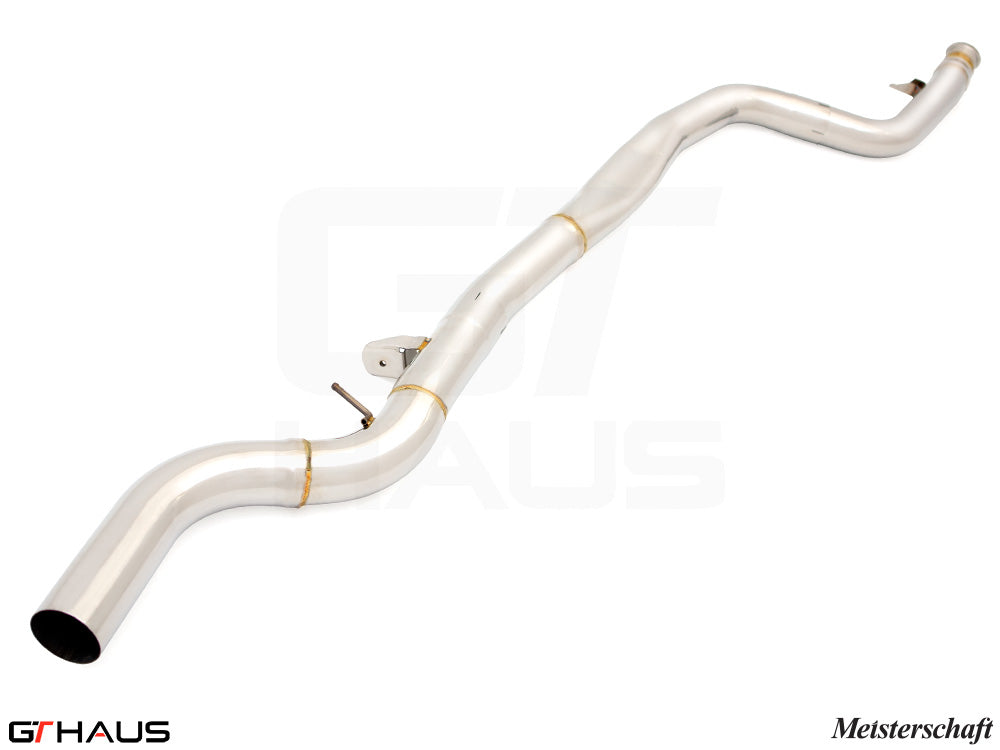 BMW G26 4 Series Gran Coupe 420i/430i/xi I-4 (B48) 2022+ Full Cat-Back LSR Mid Resonator Delete Pipes (B48 model only)