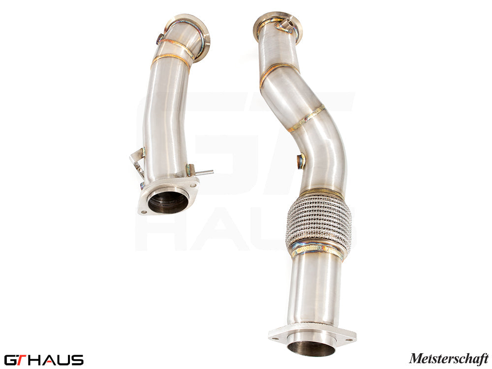 BMW G80/82/83 2021+ Down Pipes OBD2 - 400 CEL Sport Cats (90mm piping)