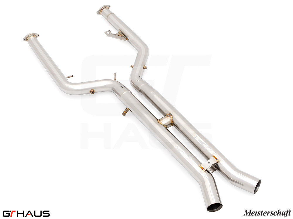 BMW G80/82/83 2021+ Optional dual LX pipes (with Velocity box) Full Cat-back LX pipes (Dual 76mm piping)
