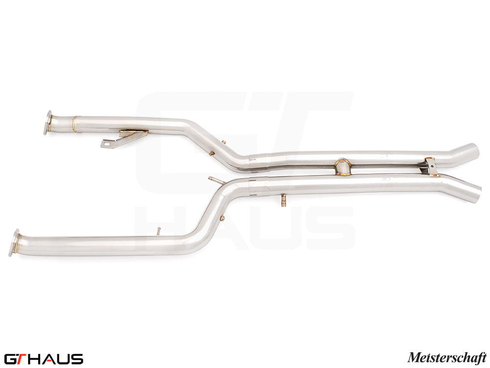 BMW G80/82/83 2021+ Optional dual LX pipes (with Velocity box) Full Cat-back LX pipes (Dual 76mm piping)