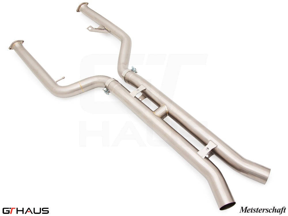 BMW G80/82/83 2021+ Optional dual LX pipes (with Velocity box) Full Cat-back LX pipes (Dual 76mm piping)