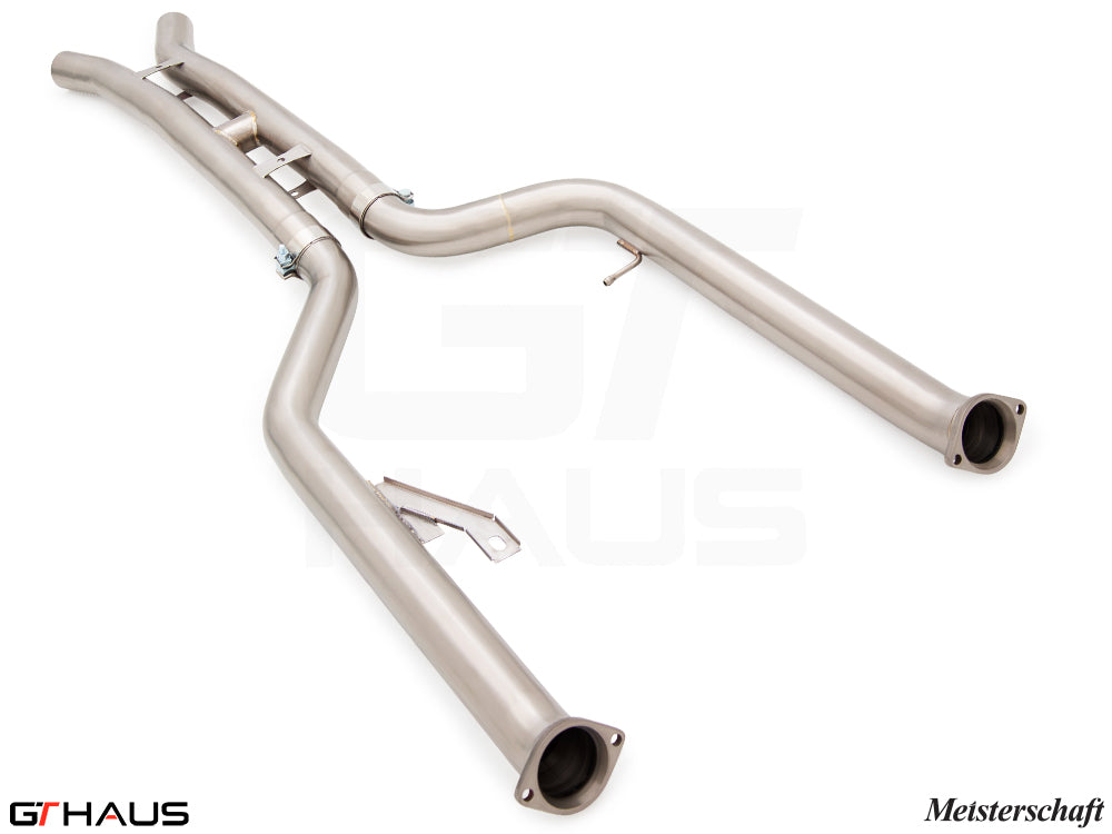 BMW G80/82/83 2021+ Optional dual LX pipes (with Velocity box) Full Cat-back LX pipes (Dual 76mm piping)