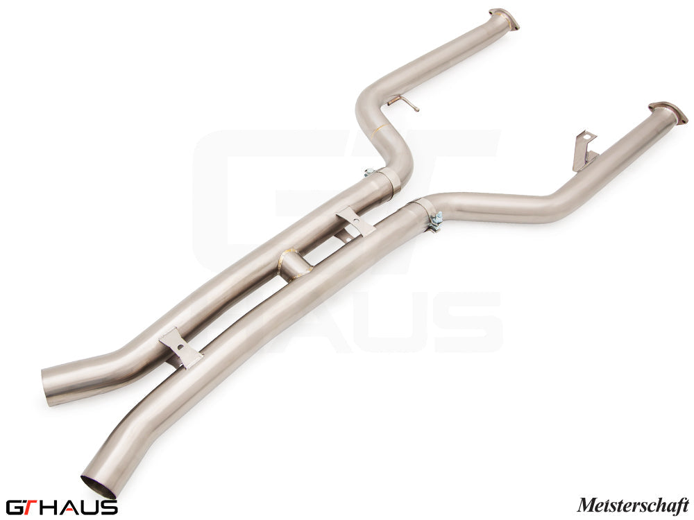 BMW G80/82/83 2021+ Optional dual LX pipes (with Velocity box) Full Cat-back LX pipes (Dual 76mm piping)