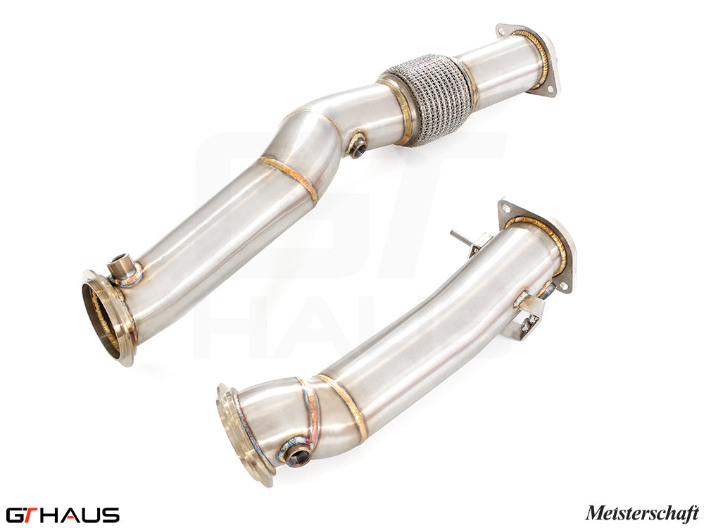 BMW G87 (M2/M2 Competition) 2023+ Down Pipes OBD2 - 400 CEL Sport Cats (90mm piping)