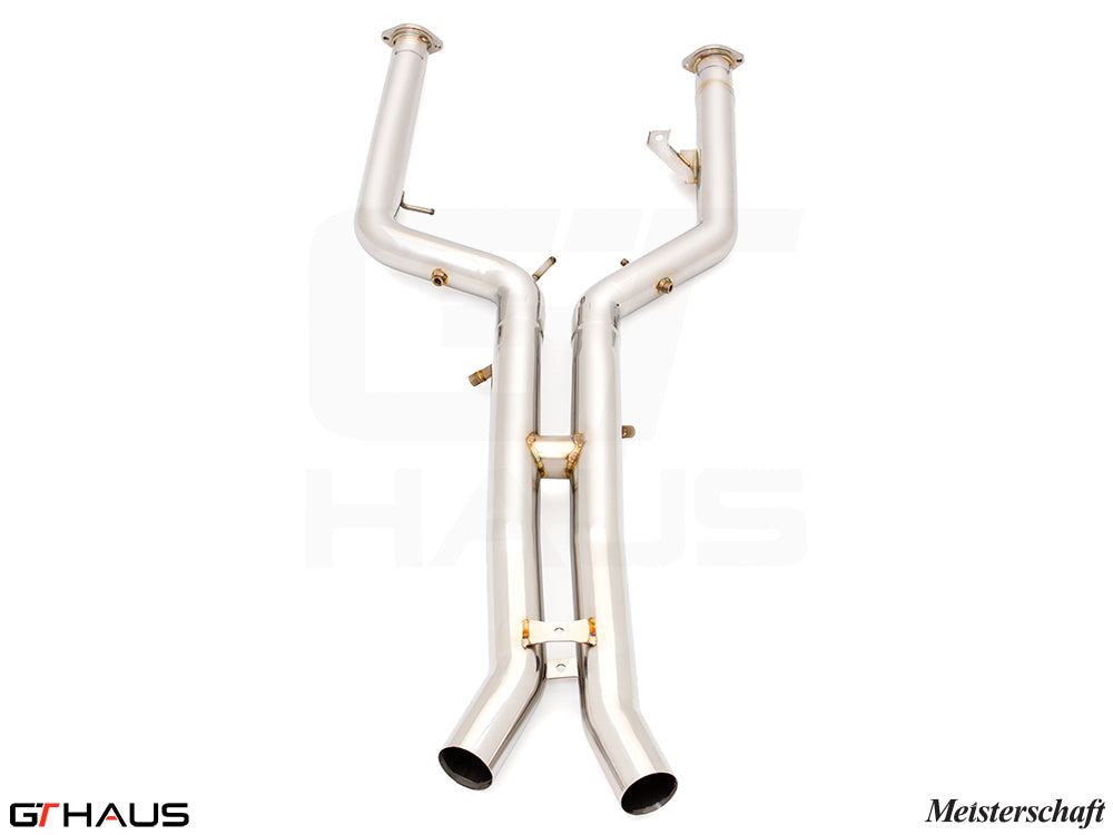BMW G87 (M2/M2 Competition) 2023+ Full Cat-back LX pipes (Dual 76mm piping)