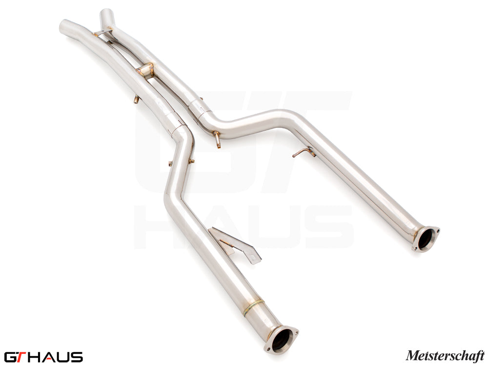 BMW G87 (M2/M2 Competition) 2023+ Full Cat-back LX pipes (Dual 76mm piping)