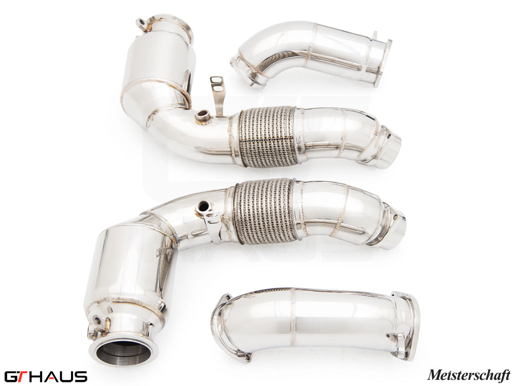 BMW G90 M5 Sedan / G99 M5 Wagon 2024+ Down Pipes OBD2 - 400 CEL Sport Cats