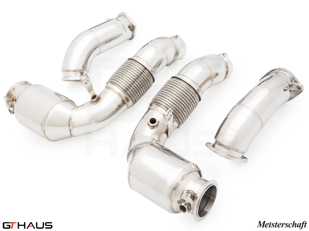 BMW G90 M5 Sedan / G99 M5 Wagon 2024+ Down Pipes OBD2 - 400 CEL Sport Cats
