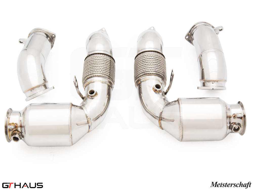 BMW G90 M5 Sedan / G99 M5 Wagon 2024+ Down Pipes OBD2 - 400 CEL Sport Cats