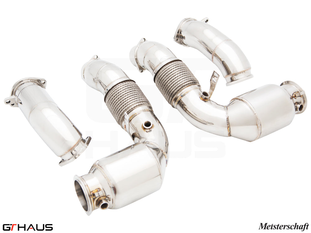 BMW G90 M5 Sedan / G99 M5 Wagon 2024+ Down Pipes OBD2 - 400 CEL Sport Cats
