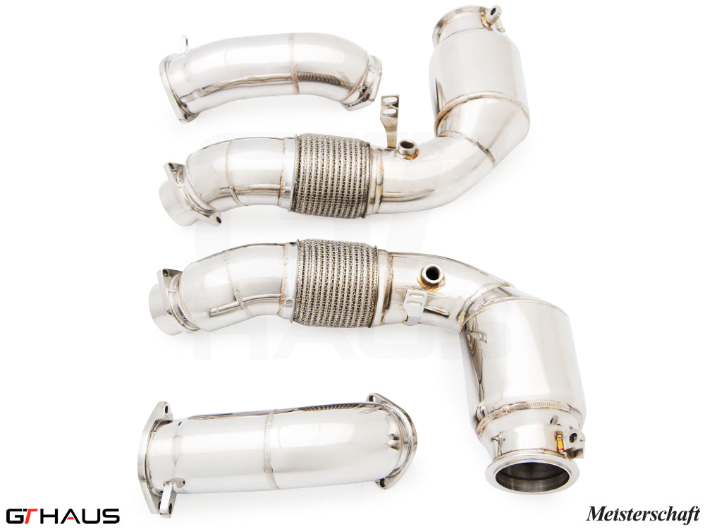 BMW G90 M5 Sedan / G99 M5 Wagon 2024+ Down Pipes OBD2 - 400 CEL Sport Cats
