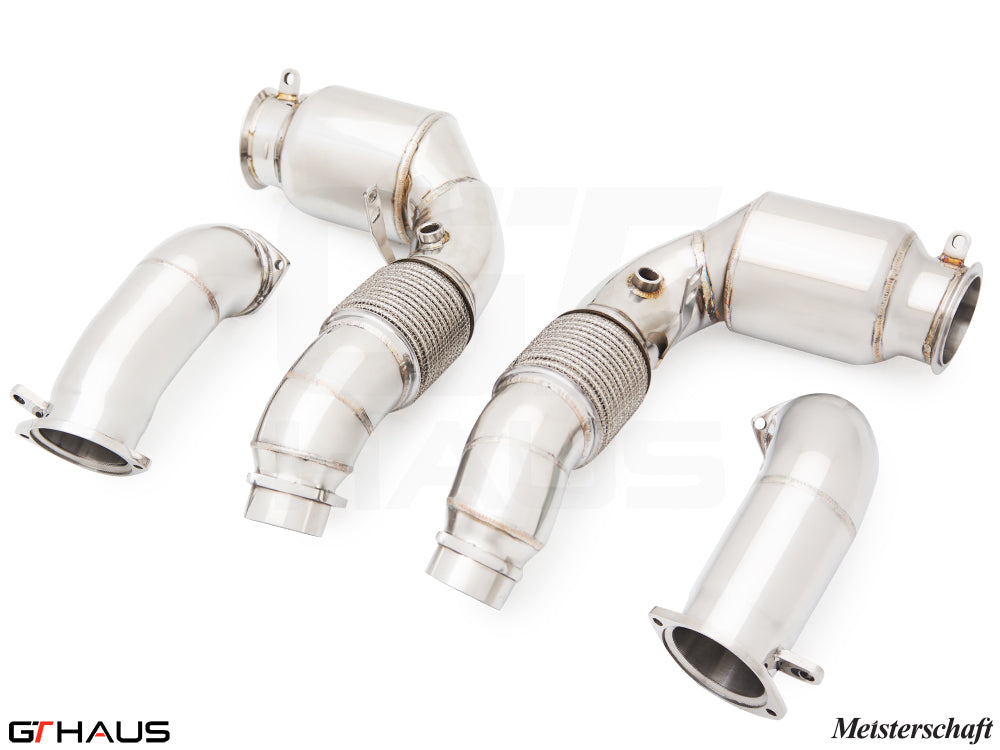 BMW G90 M5 Sedan / G99 M5 Wagon 2024+ Down Pipes OBD2 - 400 CEL Sport Cats